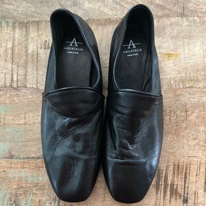 Aquatalia Black Leather “Like Butter” Shoes